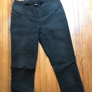 Black maternity skinny jeans